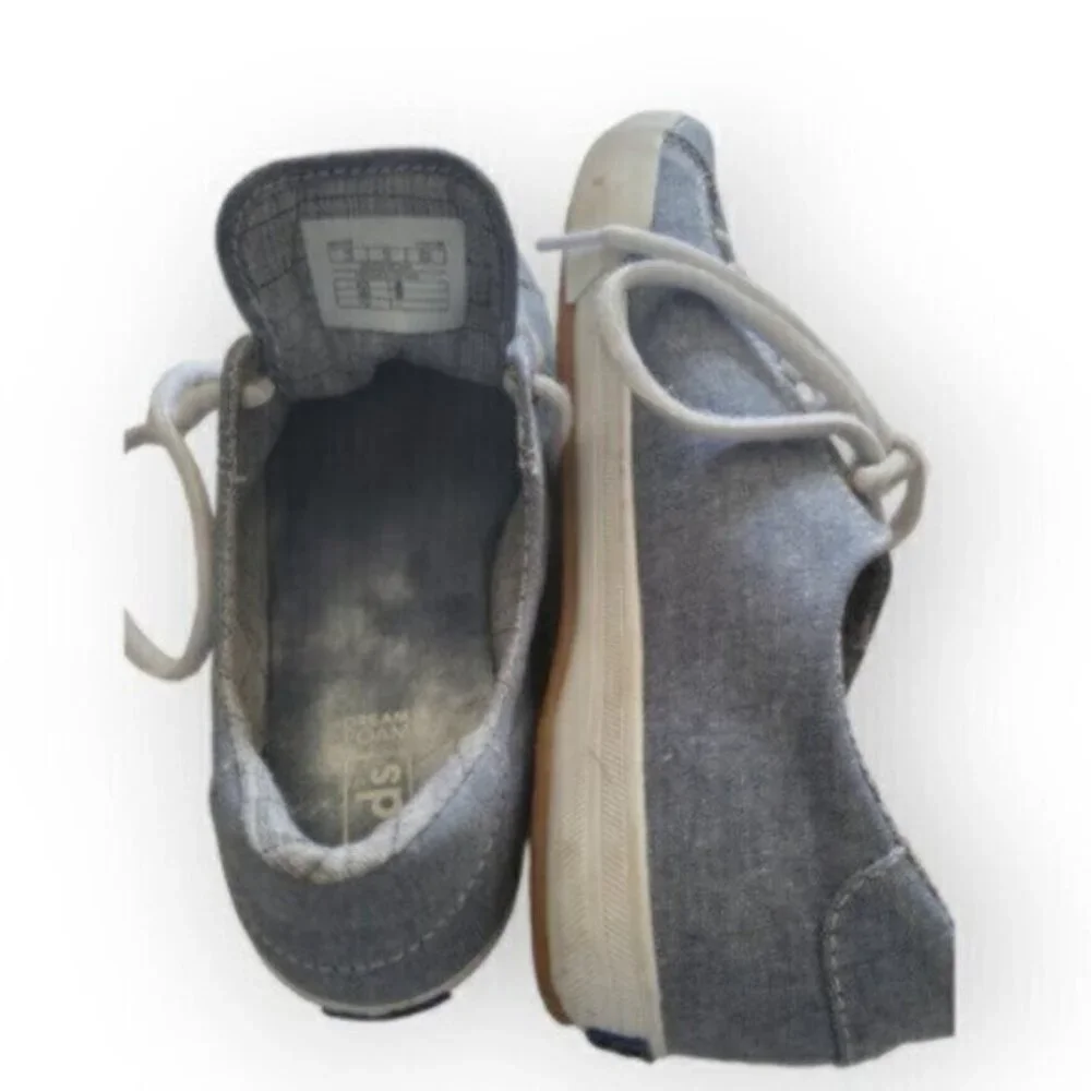 Keds Kickstart Denim Blue Canvas Sneakers Size 9 - Picture 7 of 10